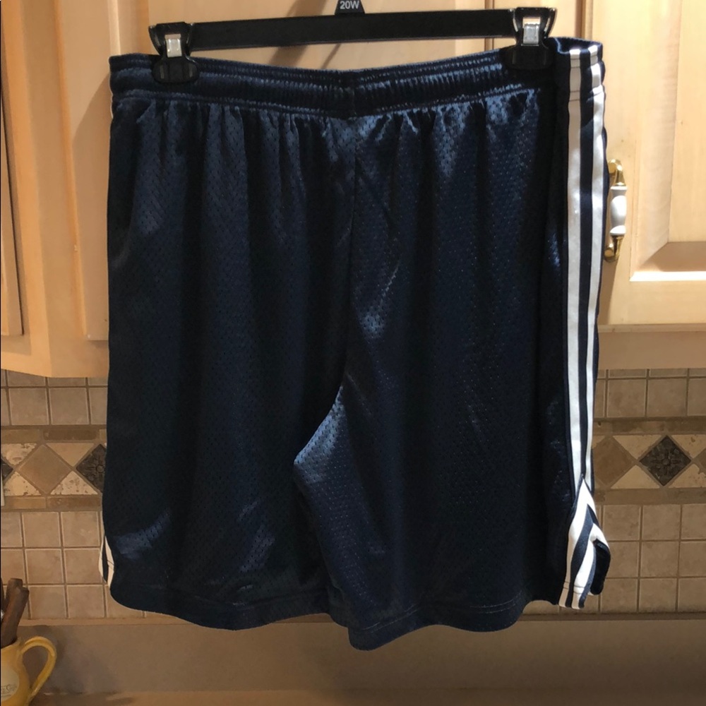 Champion Dark Blue Hillsdale College Mesh Shorts with White Accents. Sz. 2XL - Picture 4 of 5